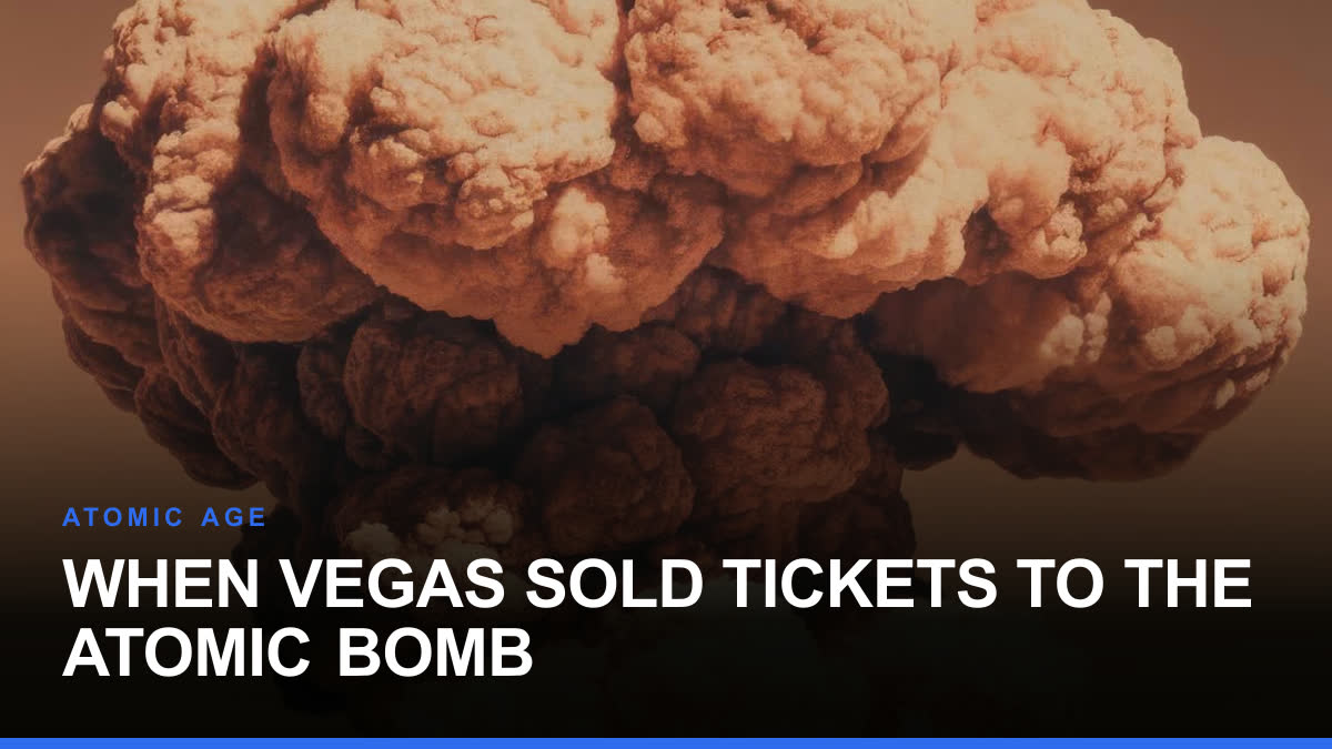 When Vegas Sold Tickets to the Atomic Bomb