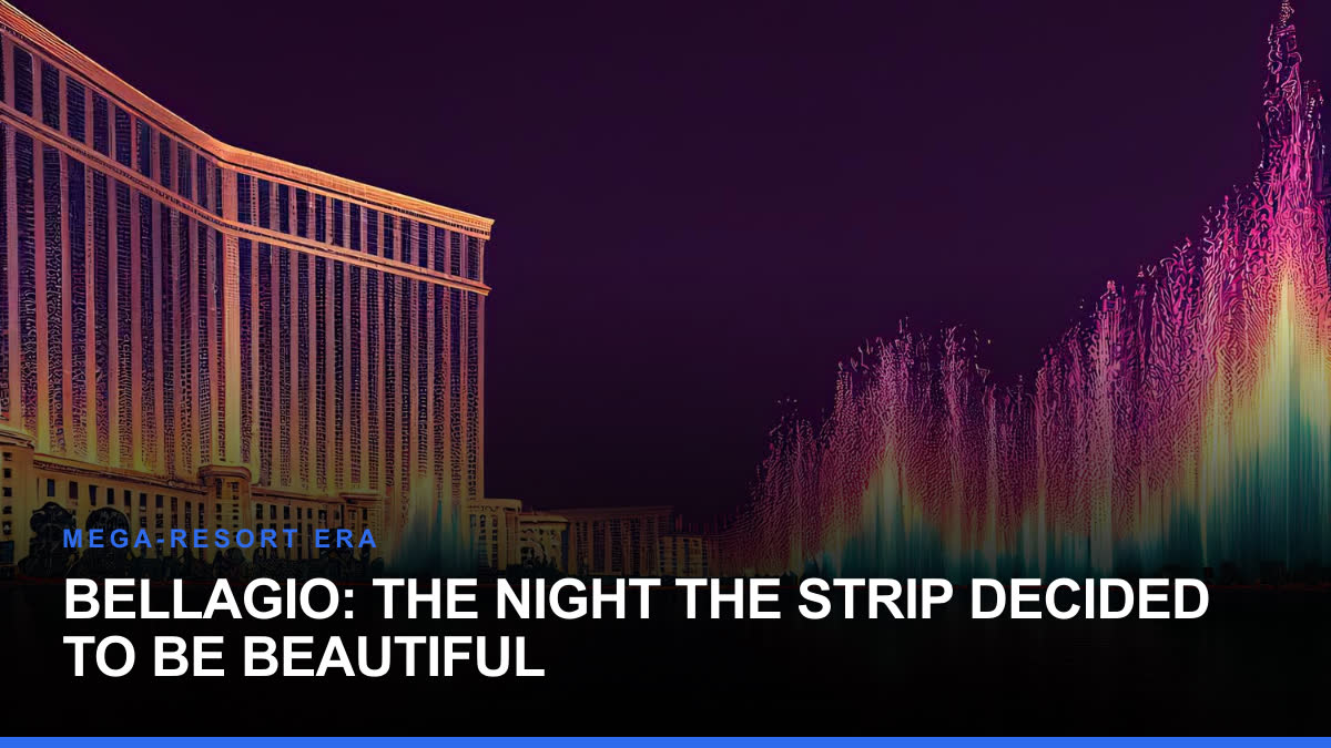 Bellagio: The Night the Strip Decided to Be Beautiful