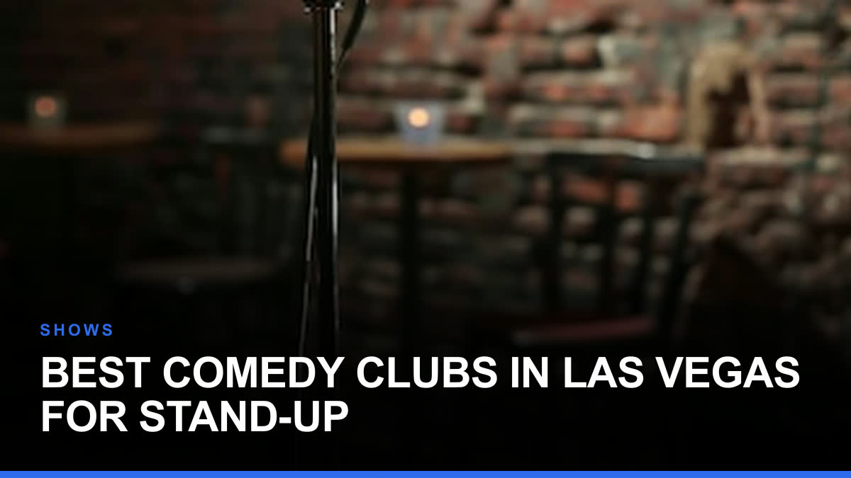 Best Comedy Clubs in Las Vegas for Stand-Up