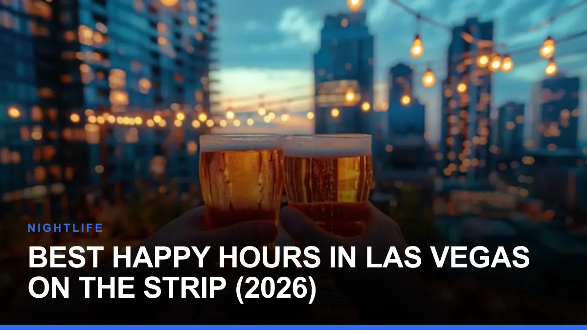 Best Happy Hours in Las Vegas on the Strip (2026)