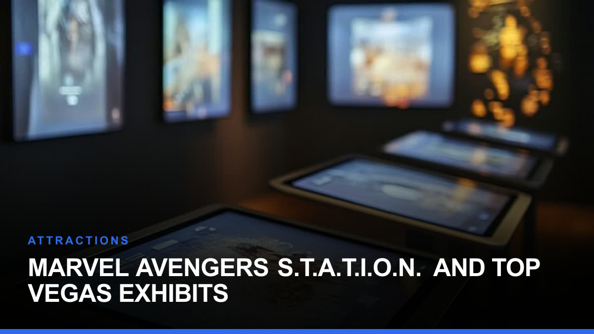 Marvel Avengers S.T.A.T.I.O.N. and Top Vegas Exhibits