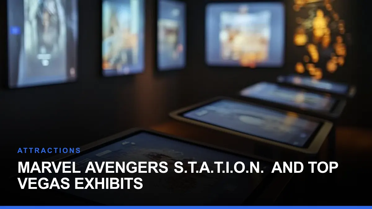 Marvel Avengers S.T.A.T.I.O.N. and Top Vegas Exhibits