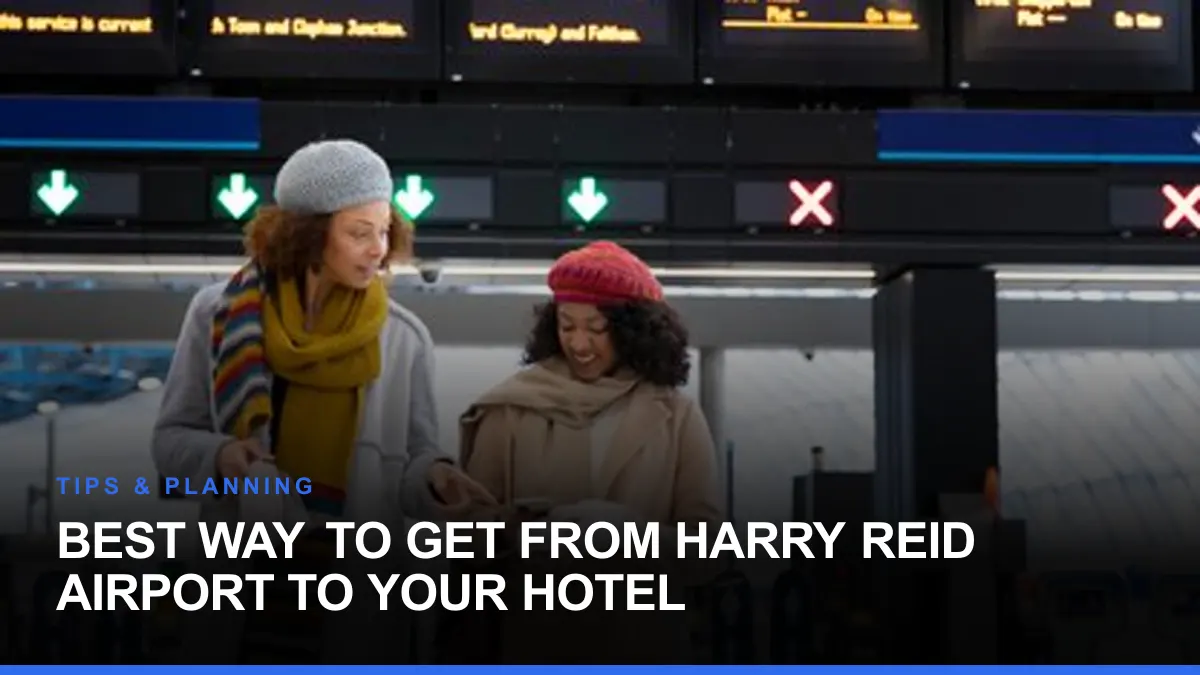 Best Way to Get From Harry Reid Airport to Your Hotel