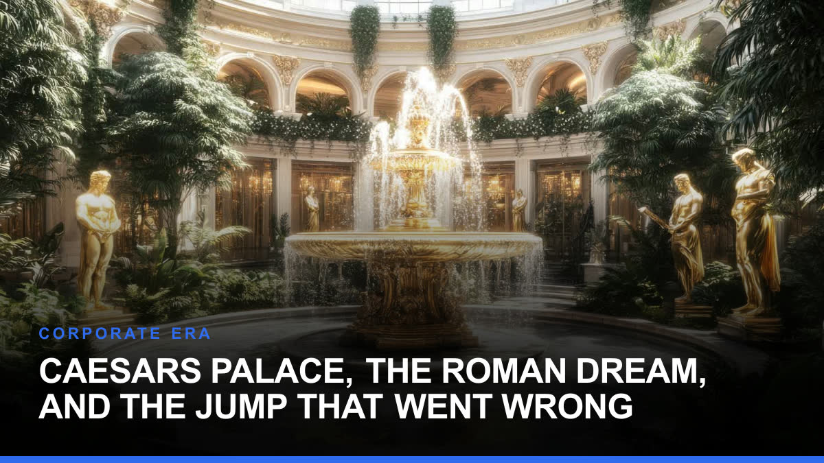 Caesars Palace, the Roman Dream, and the Jump That Went Wrong