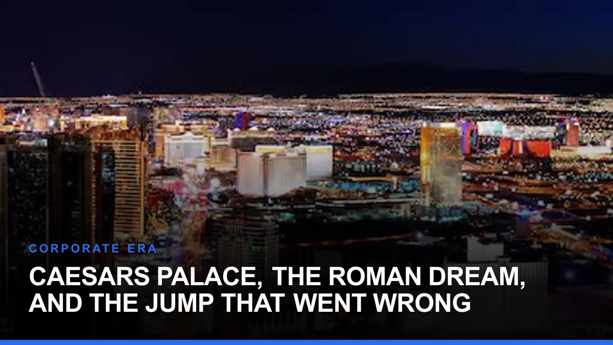 Caesars Palace, the Roman Dream, and the Jump That Went Wrong