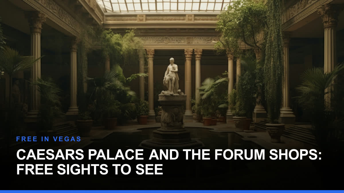 Caesars Palace and The Forum Shops: Free Sights to See
