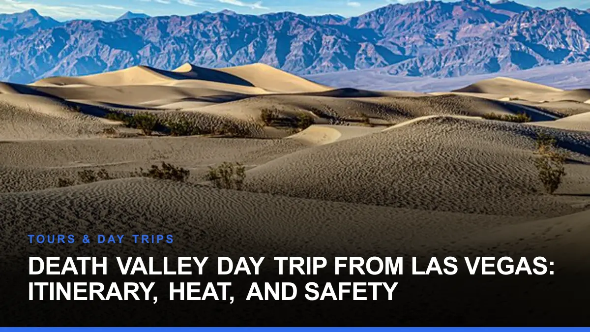 Death Valley Day Trip From Las Vegas: Itinerary, Heat, and Safety