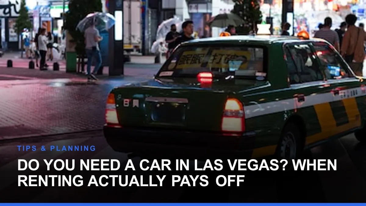 Do You Need a Car in Las Vegas? When Renting Actually Pays Off