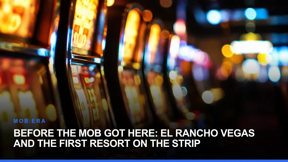Before the Mob Got Here: El Rancho Vegas and the First Resort on the Strip