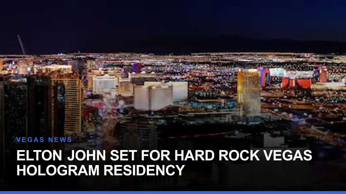 Elton John Set for Hard Rock Vegas Hologram Residency