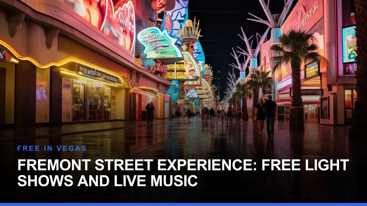 Fremont Street Experience: Free Light Shows and Live Music