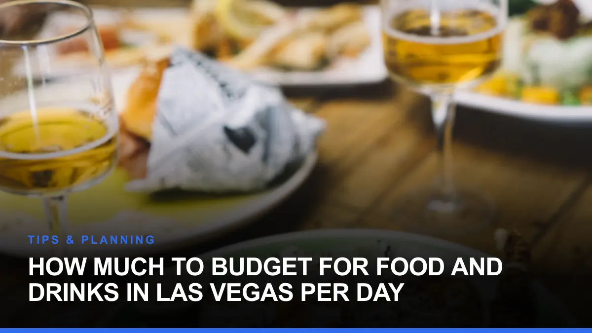 How Much to Budget for Food and Drinks in Las Vegas Per Day