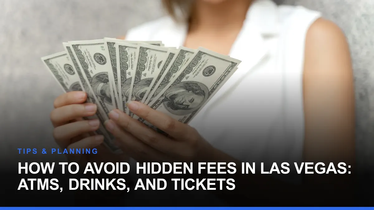 How to Avoid Hidden Fees in Las Vegas: ATMs, Drinks, and Tickets