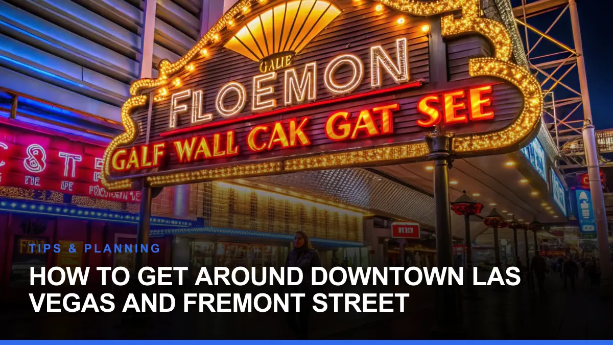 How to Get Around Downtown Las Vegas and Fremont Street