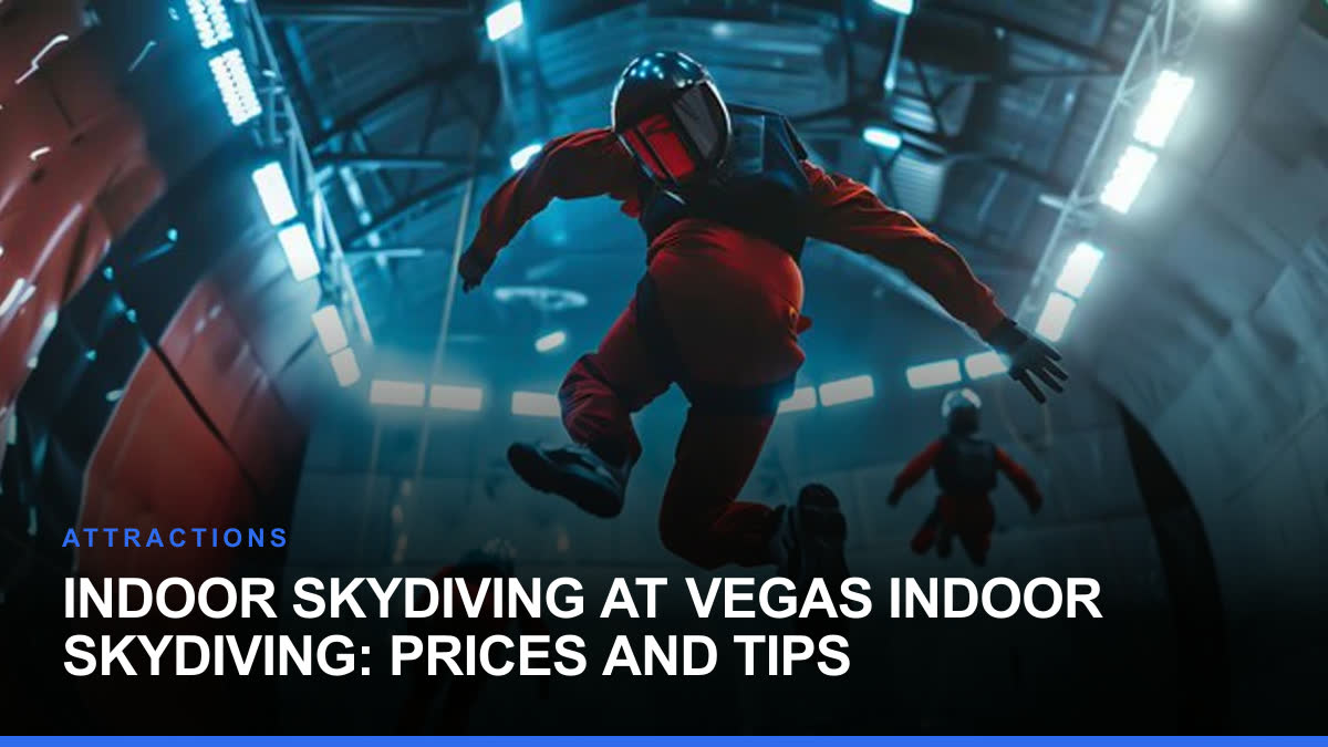Indoor Skydiving at Vegas Indoor Skydiving: Prices and Tips