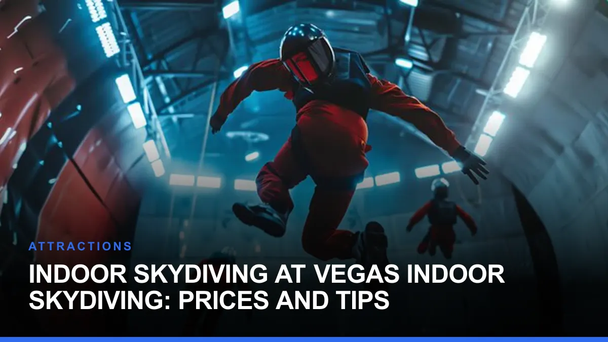 Indoor Skydiving at Vegas Indoor Skydiving: Prices and Tips