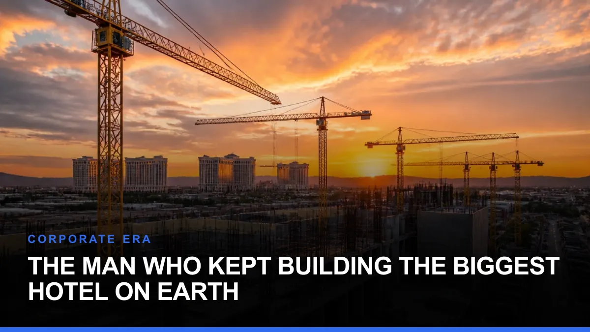 The Man Who Kept Building the Biggest Hotel on Earth