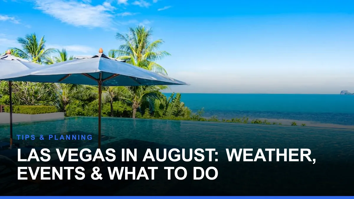 Las Vegas in August: Weather, Events & What to Do