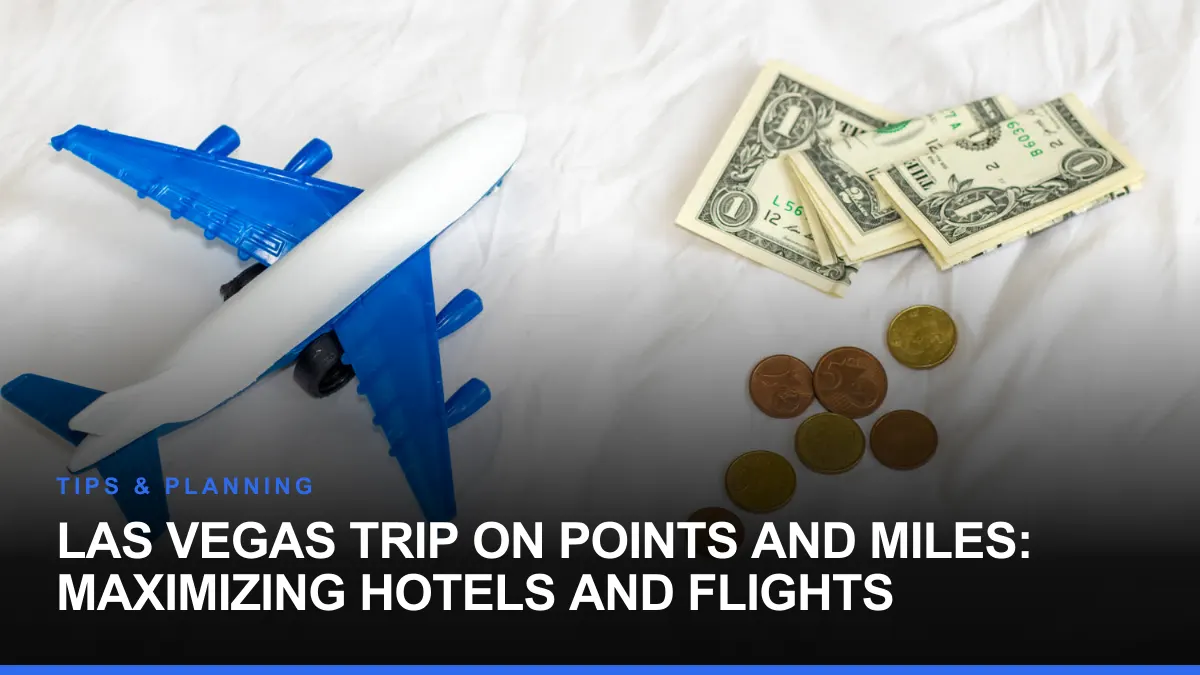 Las Vegas Trip on Points and Miles: Maximizing Hotels and Flights