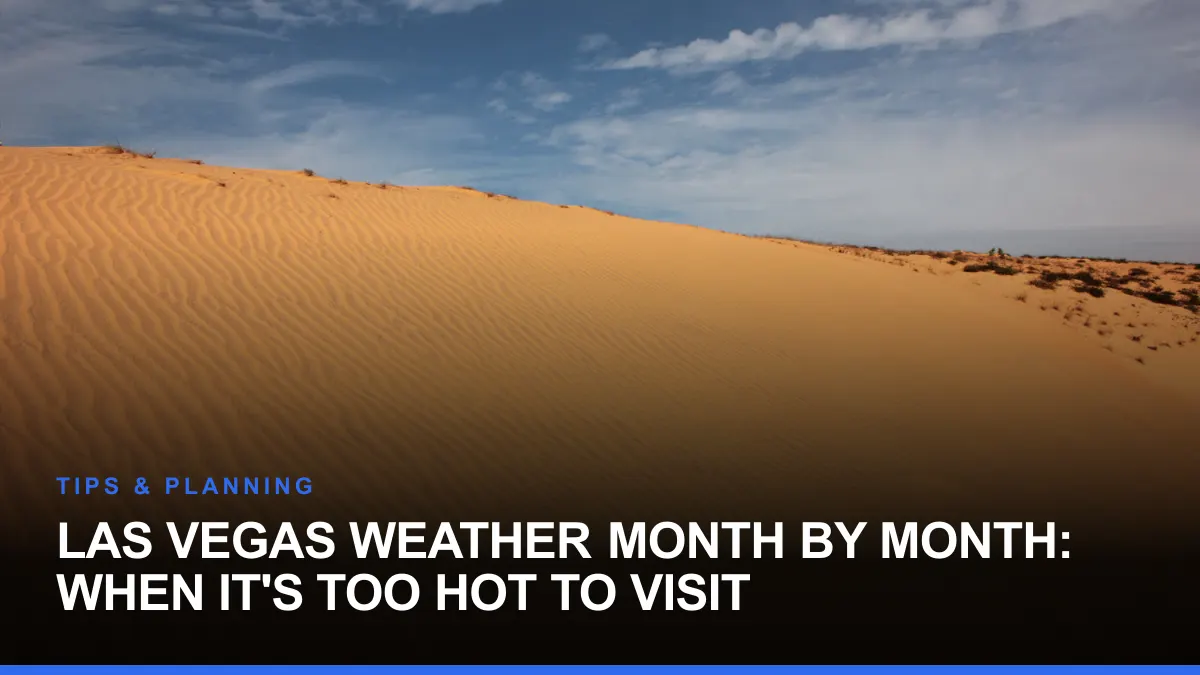 Las Vegas Weather Month by Month: When It's Too Hot to Visit