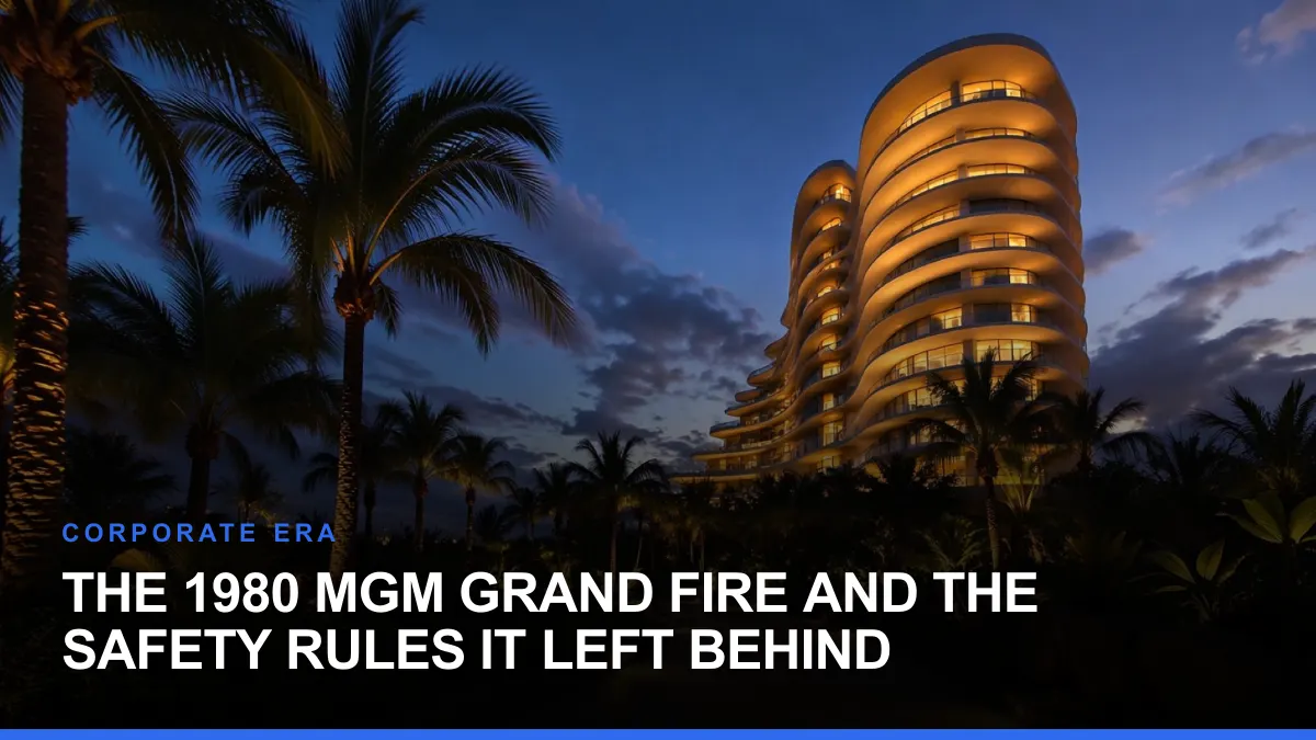 The 1980 MGM Grand Fire and the Safety Rules It Left Behind