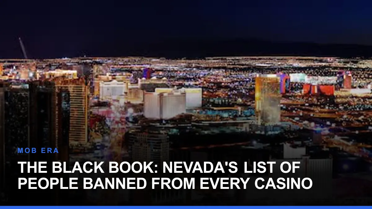 The Black Book: Nevada's List of People Banned From Every Casino