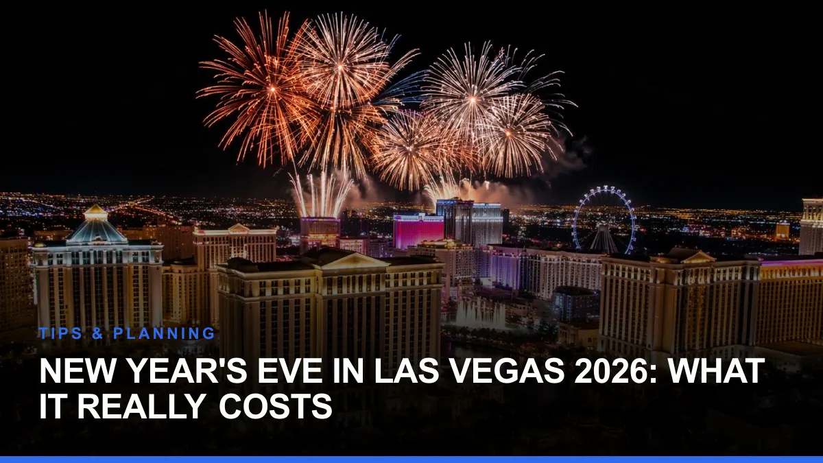 New Year's Eve in Las Vegas 2026: What It Really Costs