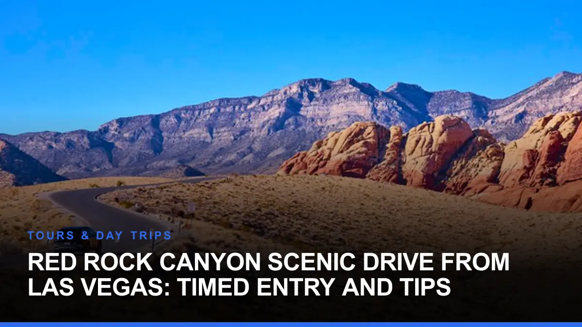 Red Rock Canyon Scenic Drive From Las Vegas: Timed Entry and Tips