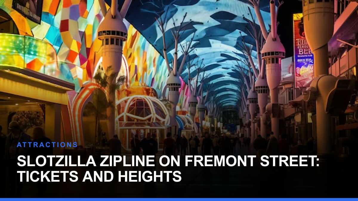 SlotZilla Zipline on Fremont Street: Tickets and Heights