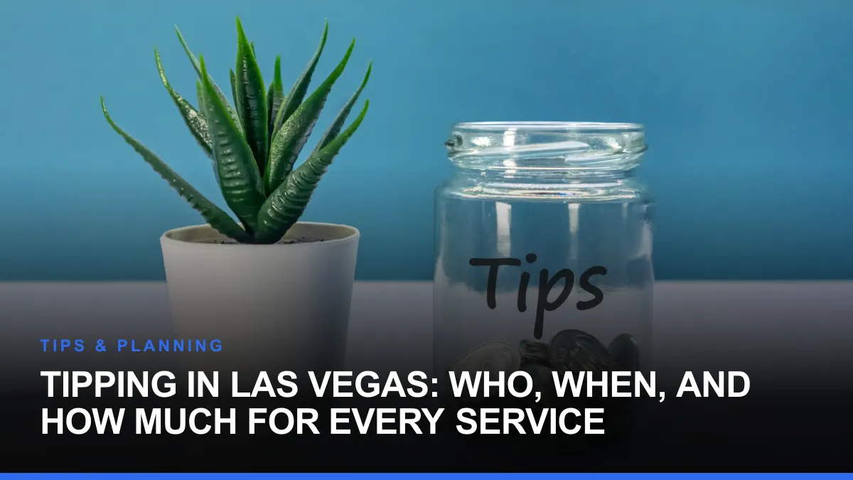 Tipping in Las Vegas: Who, When, and How Much for Every Service