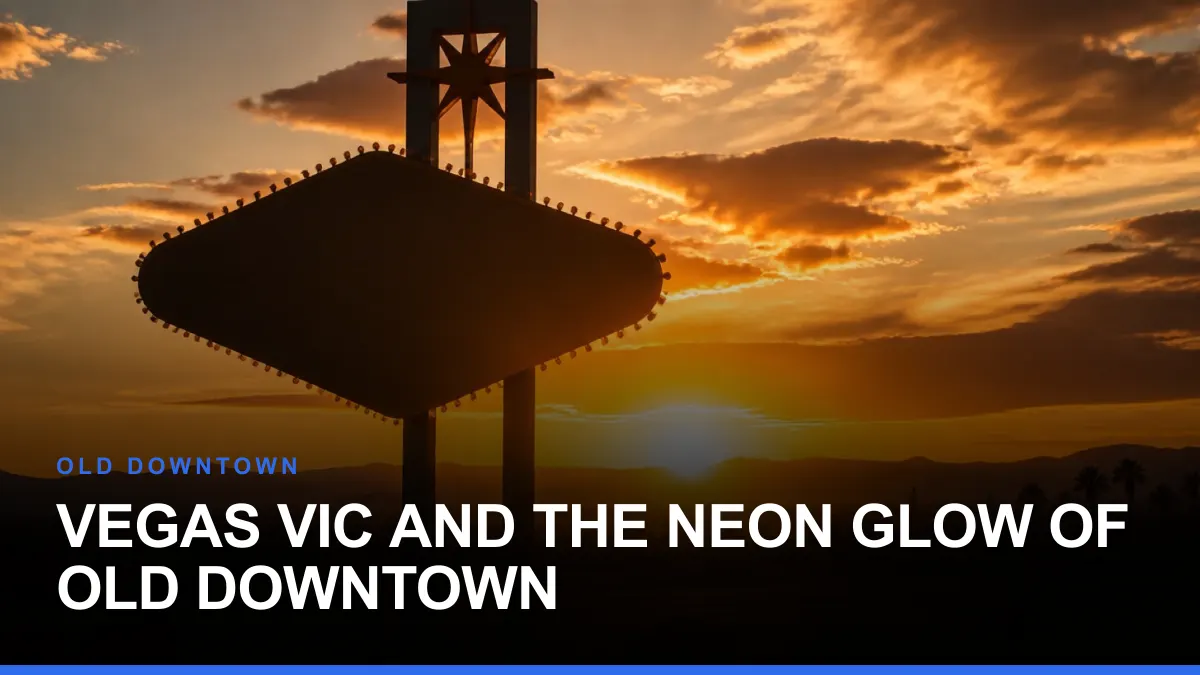 Vegas Vic and the Neon Glow of Old Downtown