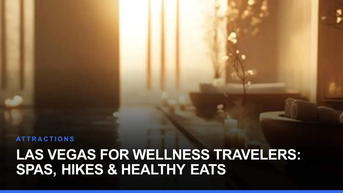 Las Vegas for Wellness Travelers: Spas, Hikes & Healthy Eats
