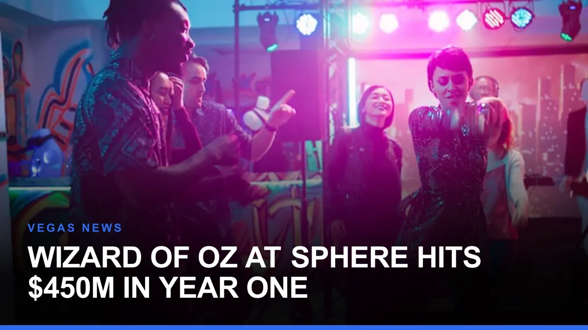 Wizard of Oz at Sphere Hits $450M in Year One